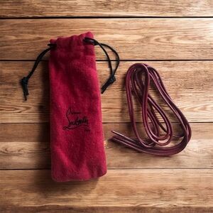 Christian Louboutin replacement red laces